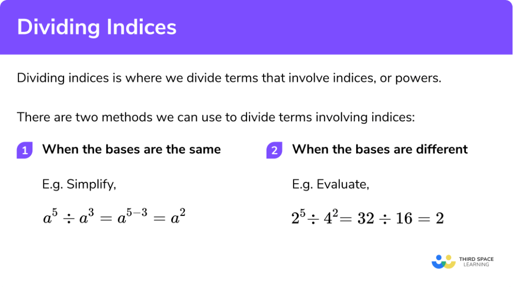 dividing-indices-gcse-maths-steps-examples-worksheet