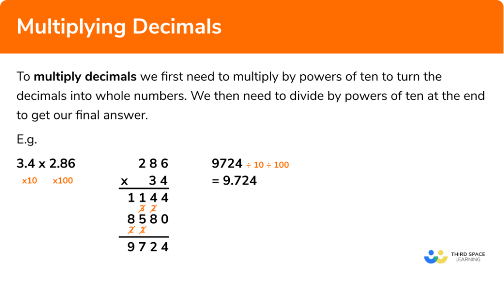 Multiplying Decimals GCSE Maths Steps, Examples & Worksheet