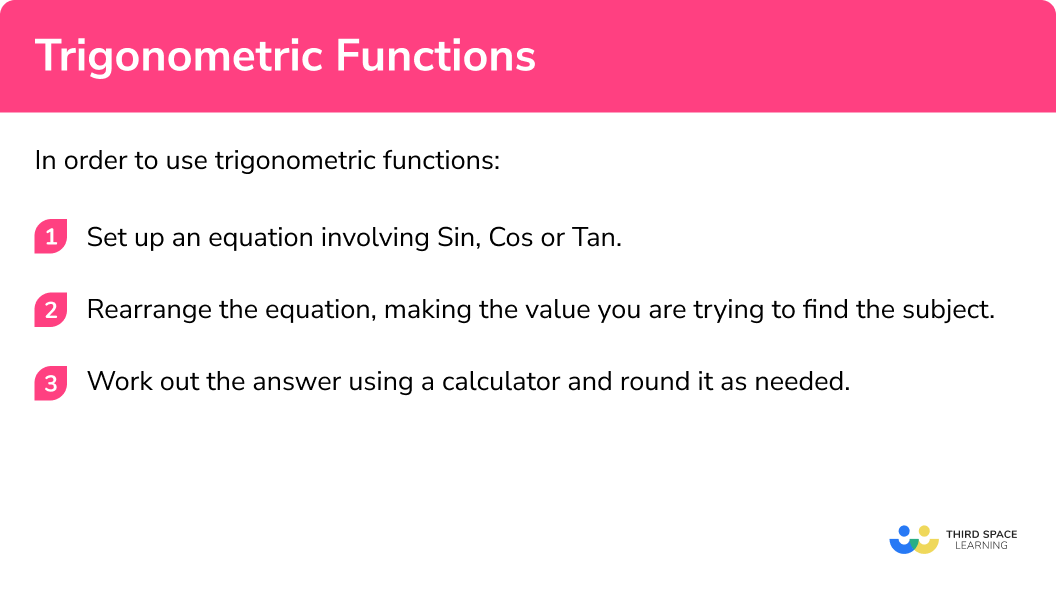How to use trigonometric functions