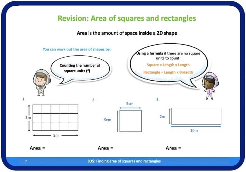 SATs revision lesson slide