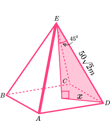 3 dimensional problem solving trigonometry