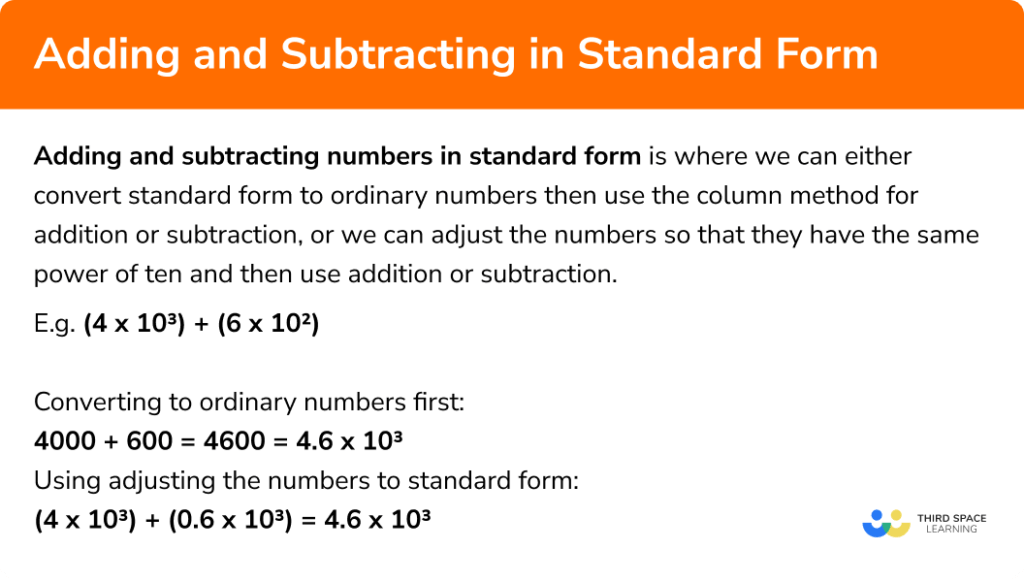 adding-standard-form-gcse-maths-steps-examples-worksheet