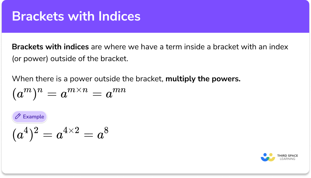 Brackets with indices