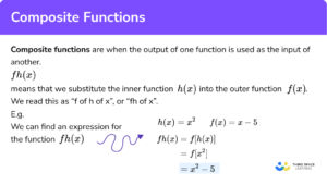 Composite Functions - GCSE Maths - Steps, Examples & Worksheet