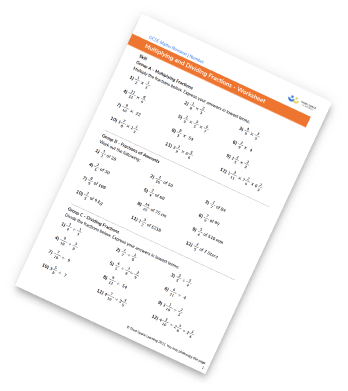 Multiplying And Dividing Fractions Worksheets