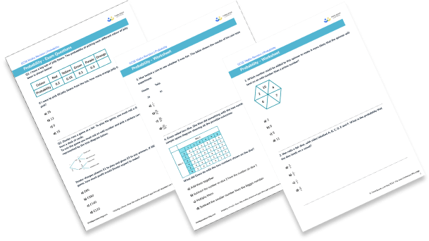 Download this 15 Probability Questions And Practice Problems (KS3 & KS4) Worksheet