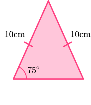 Area of an Isosceles Triangle image 3 uk