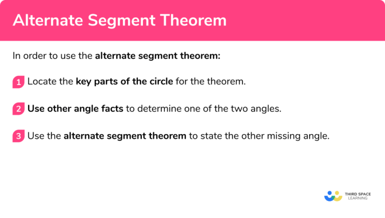 Alternate Segment Theorem Gcse Maths Steps And Examples 7488