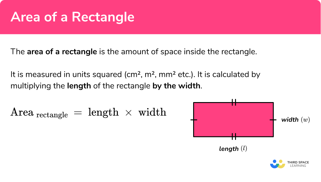 What is the area of a rectangle?