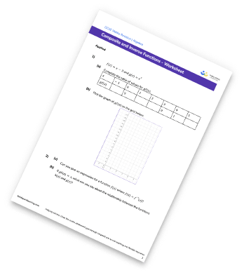 Composite and Inverse Functions Worksheet
