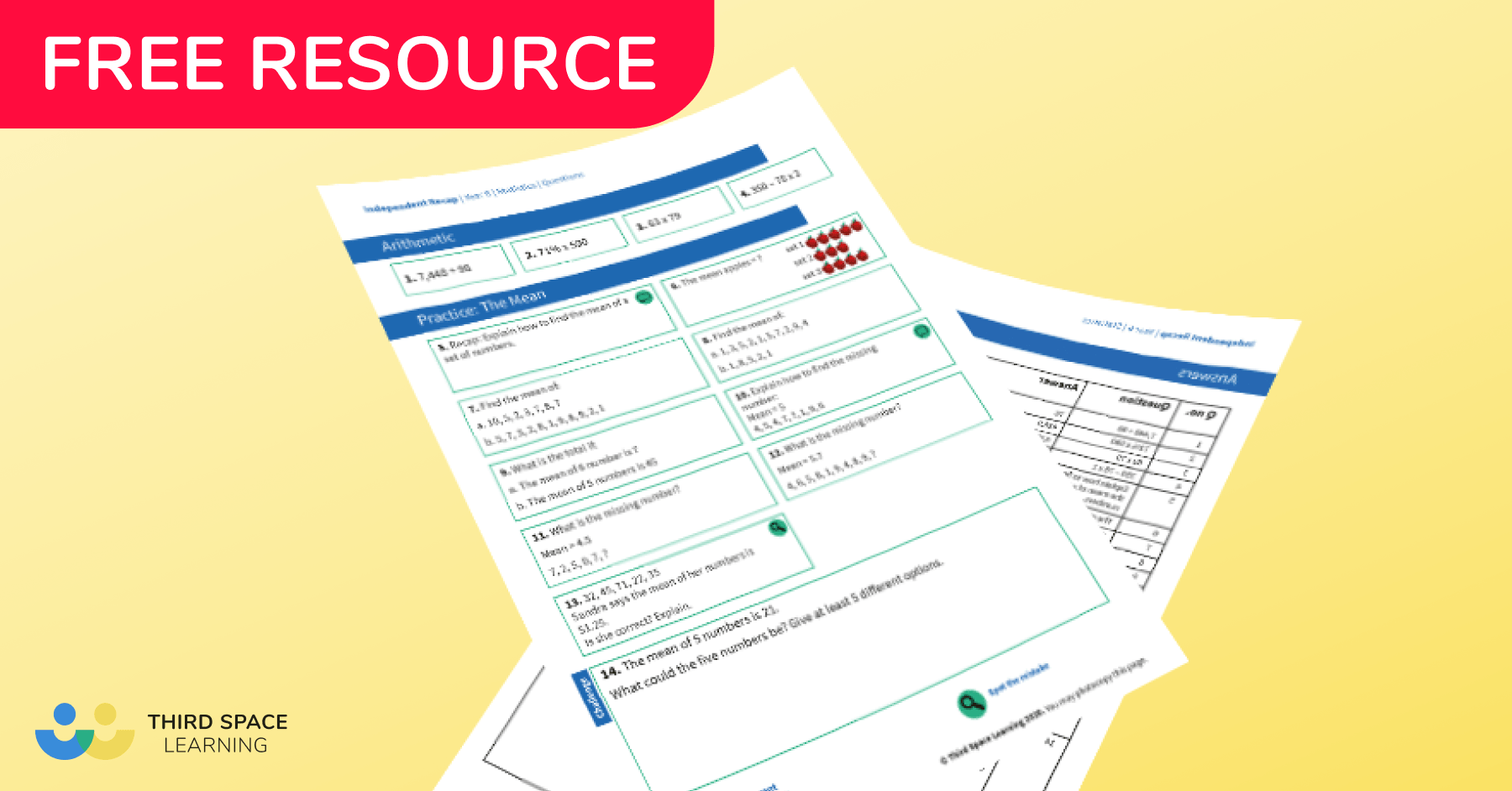 free-mean-average-worksheet-year-6