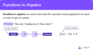Functions In Algebra - GCSE Maths - Steps & Examples