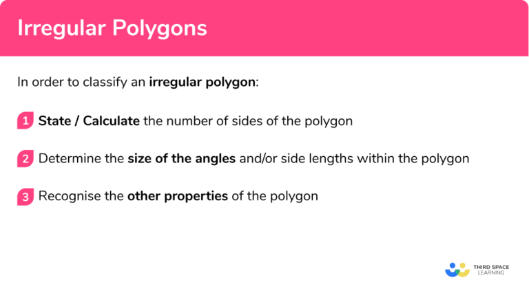 Irregular Polygon - GCSE Maths - Steps, Examples & Worksheet