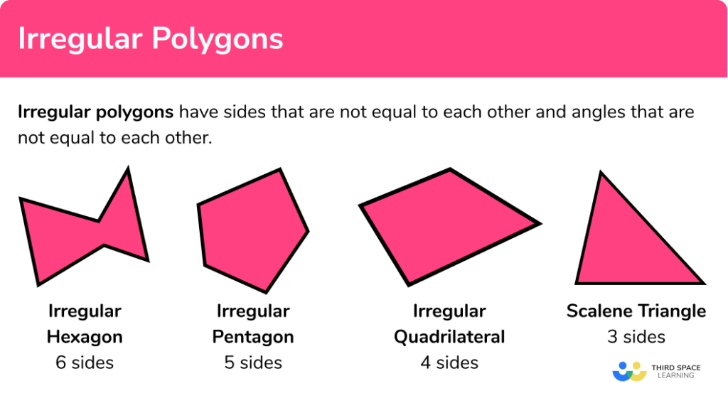 Irregular Polygon - GCSE Maths - Steps, Examples & Worksheet