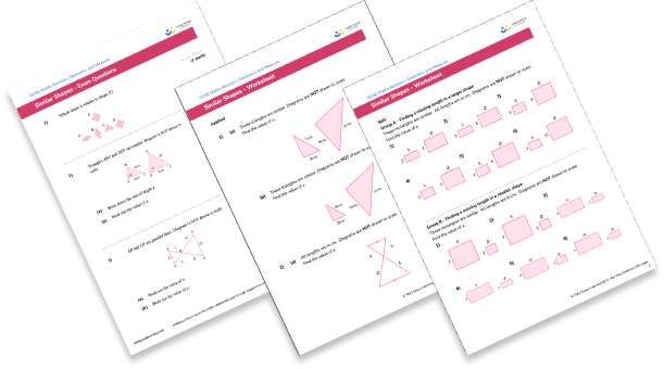 Similar shapes worksheet