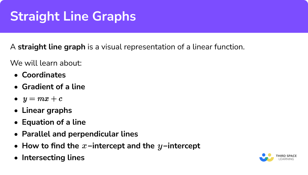 Exploring straight line graphs