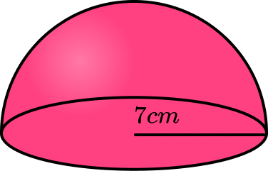 Surface area of a sphere Example 4