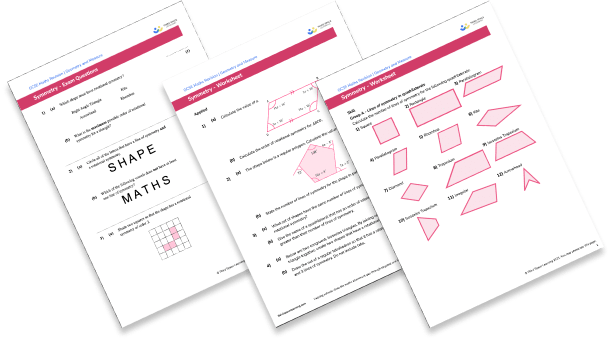Lines of symmetry worksheet