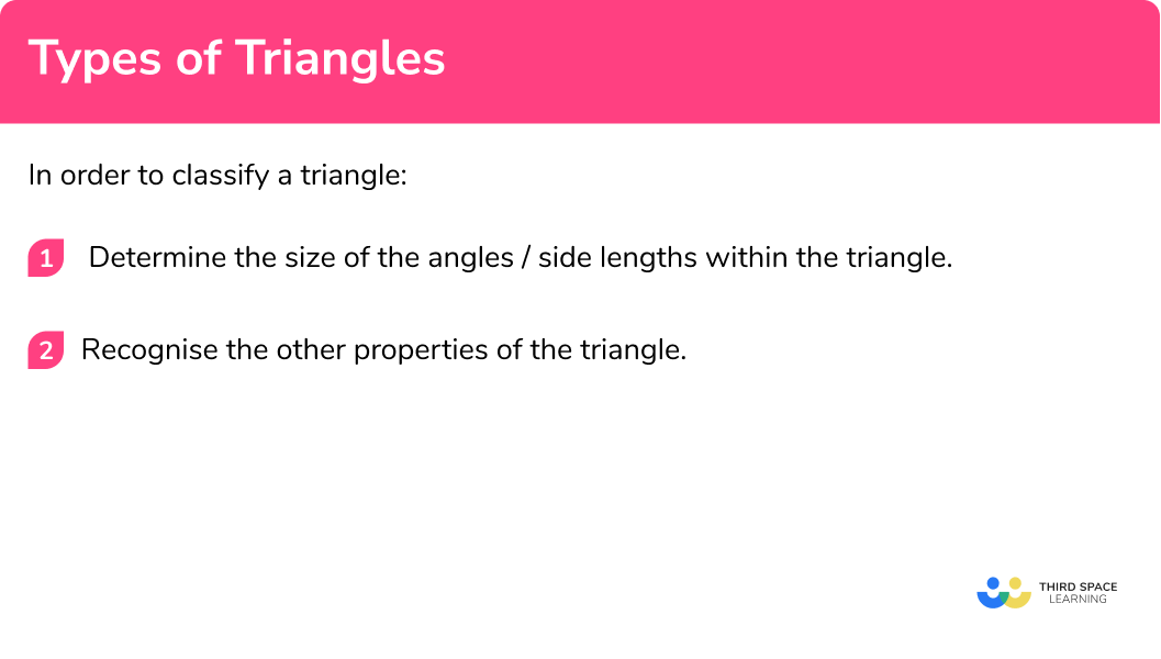 How to classify a triangle