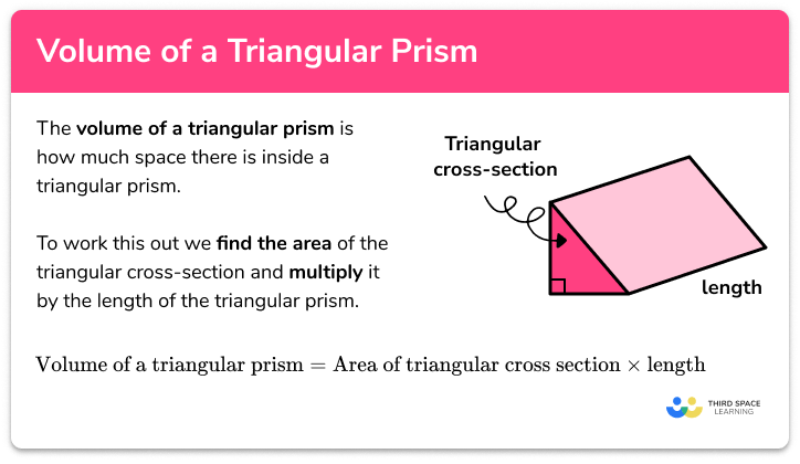 Volume of a triangular prism