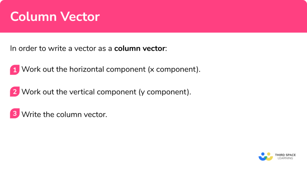 column-vector-gcse-maths-steps-examples-worksheet