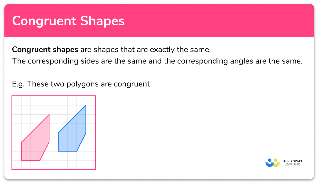 Congruent shapes