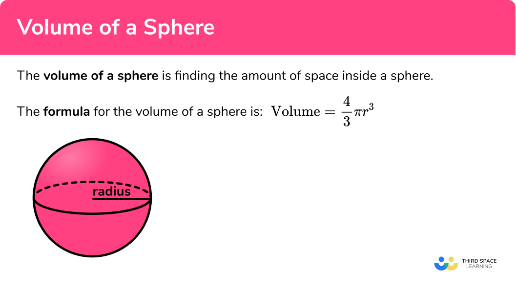 What is the volume of a sphere?
