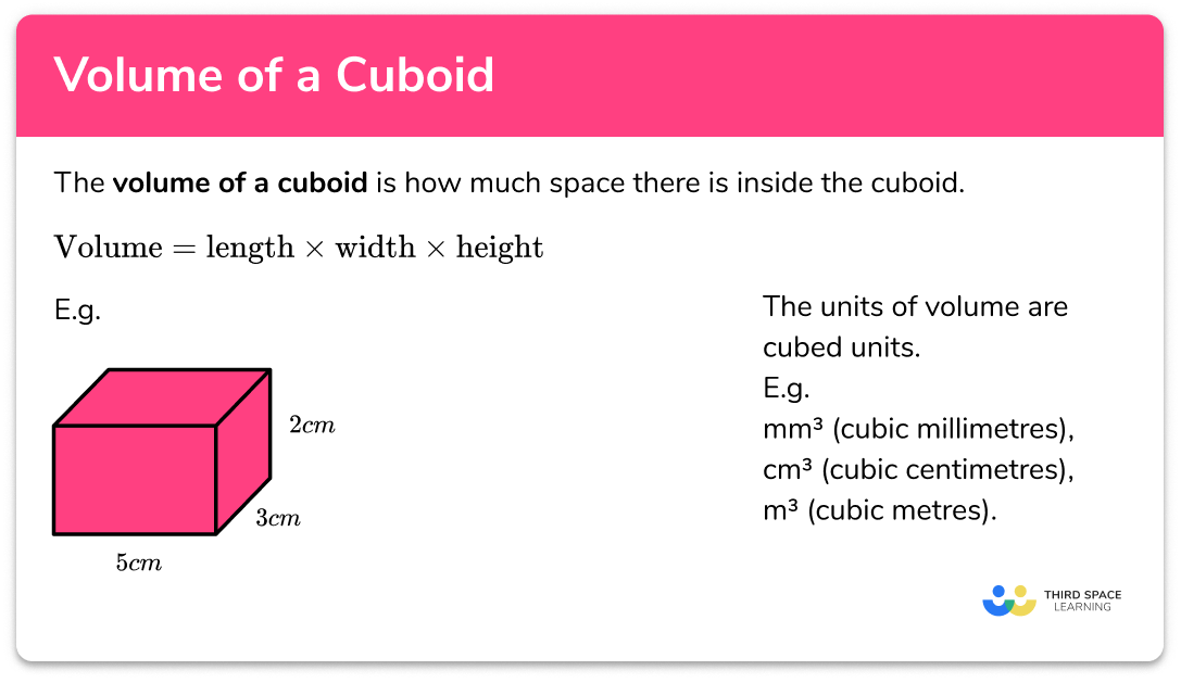 What is volume of a cuboid?