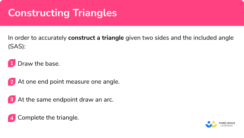 Constructing Triangles Gcse Maths Steps And Examples 6274