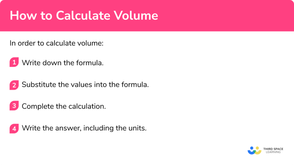 How To Calculate Volume - GCSE Maths - Steps & Examples