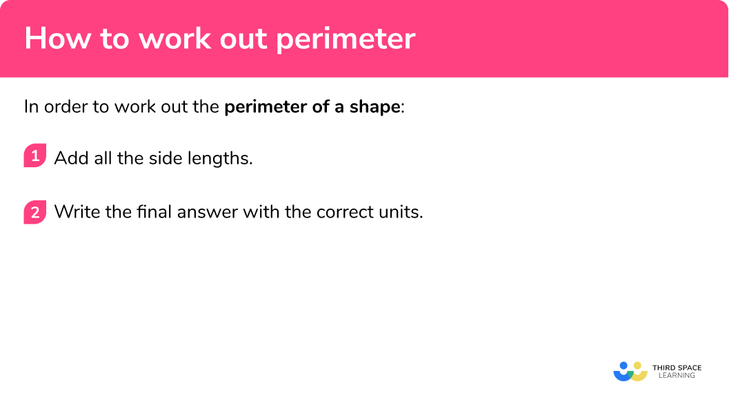 How to work out the perimeter
