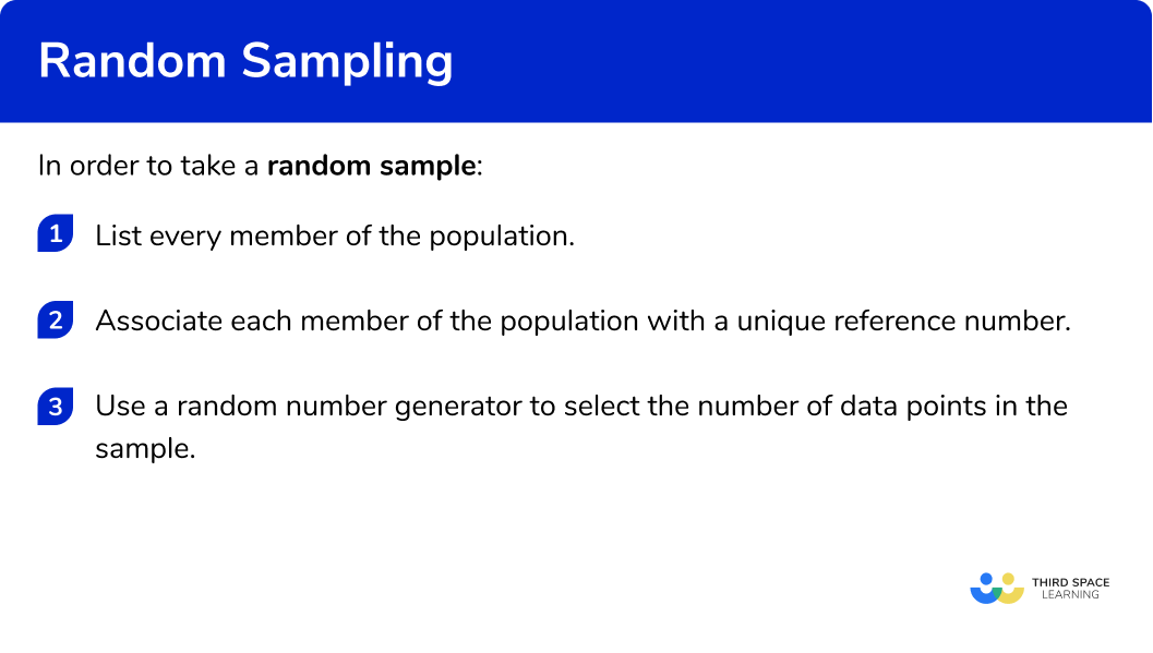 How to take a random sample