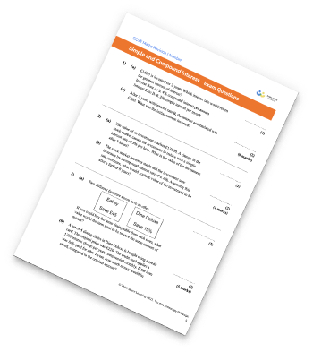 Simple And Compound Interest Worksheet