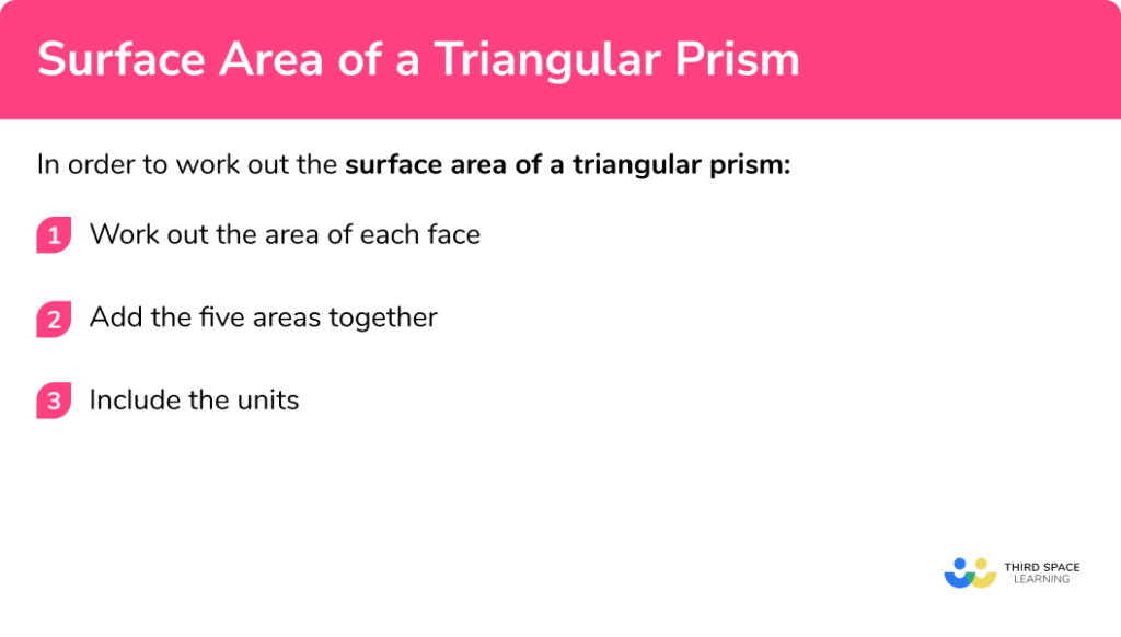 surface area of a triangular prism formulas