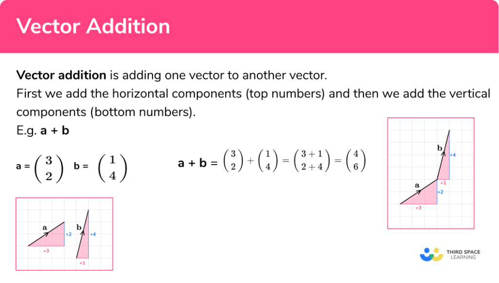 Vector Addition   GCSE Maths   Steps, Examples & Worksheet