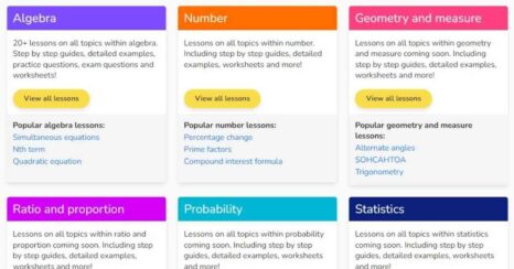 How We Developed Our Free GCSE Maths Revision Lesson Library