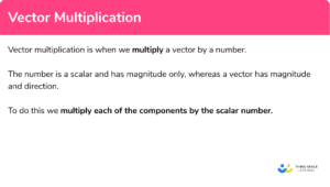 Vector Multiplication - GCSE Maths - Steps, Examples & Worksheet