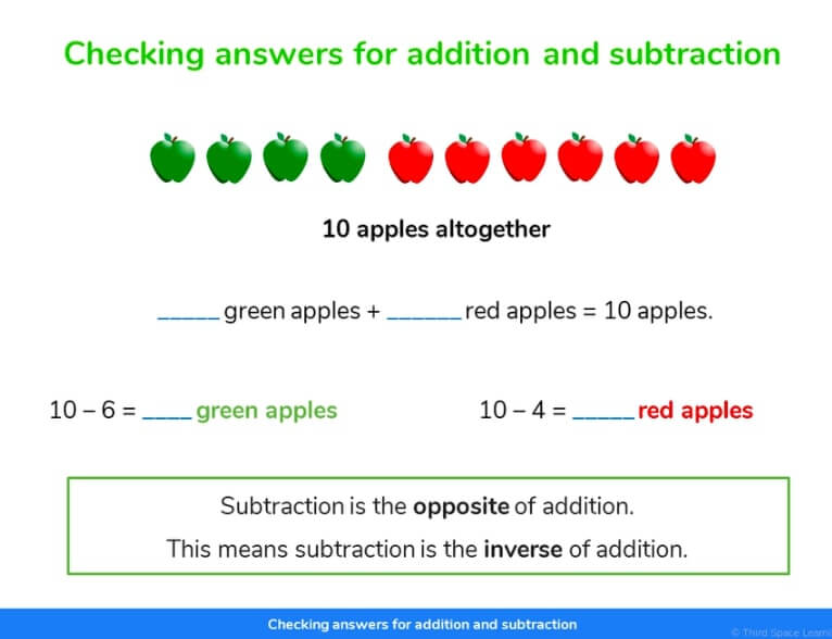 year 2 mental maths addition and subtraction question slide