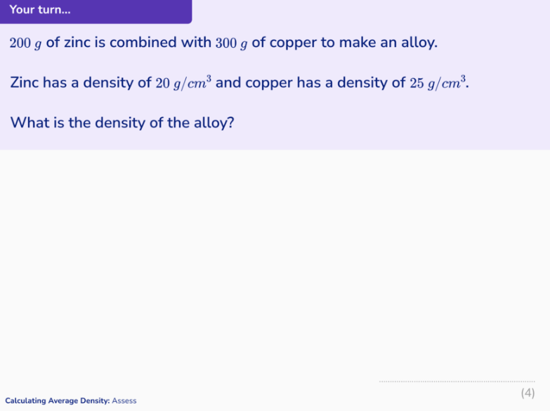 density question slide 