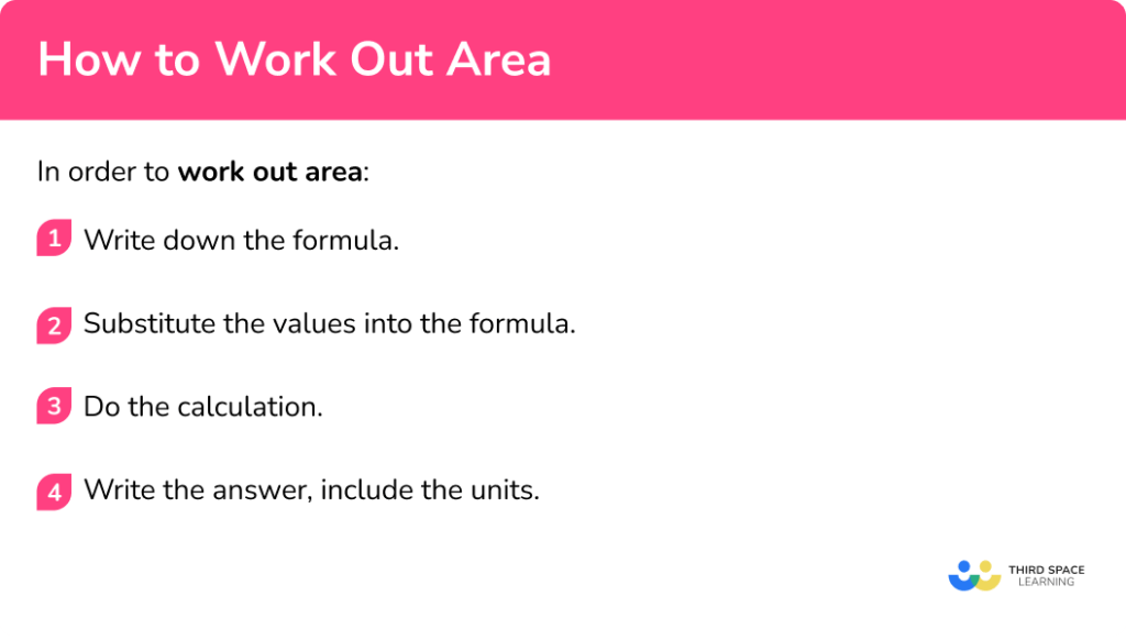 How To Work Out Area - GCSE Maths - Steps & Examples