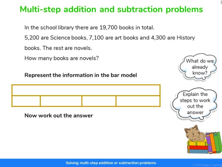 addition and subtraction question slide