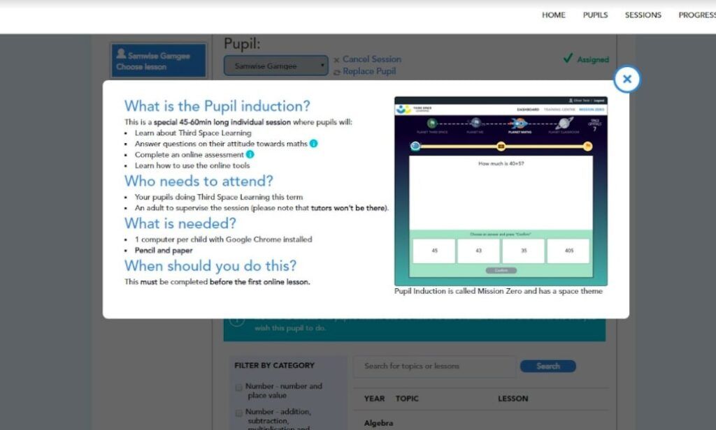 national tutoring programme