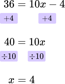 Forming and solving equations image 2