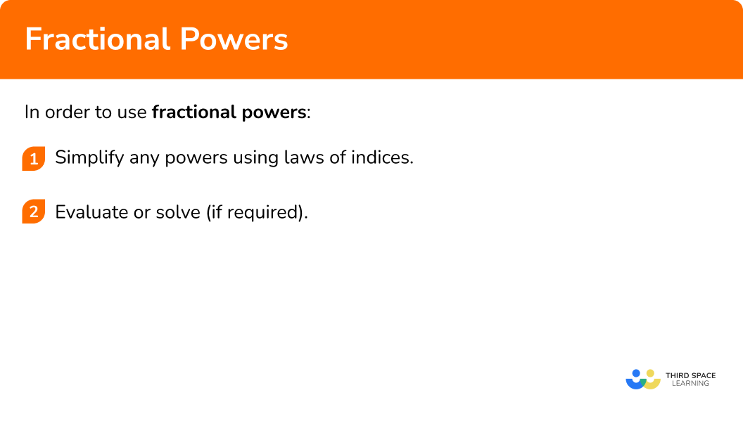 How to use fractional powers