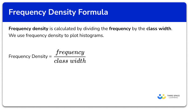Frequency density formula