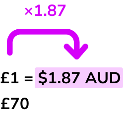 exchange rates example 1 step 3