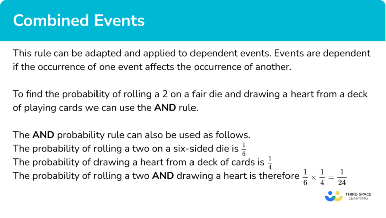 combined-events-probability-gcse-maths-steps-examples