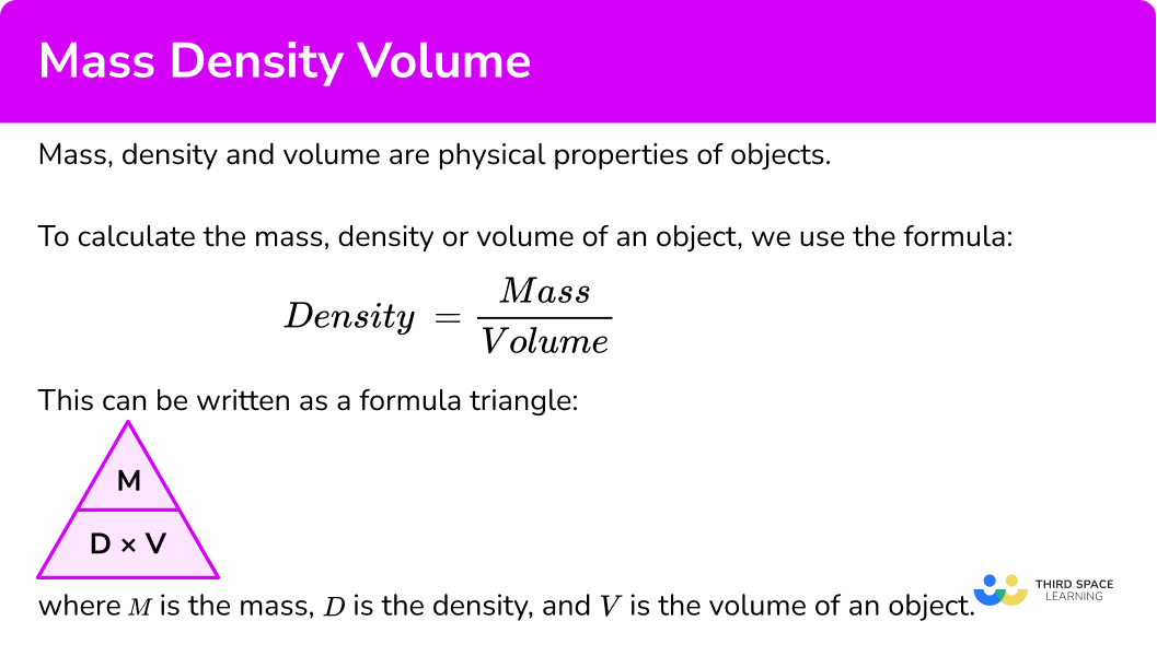 What is mass density volume?