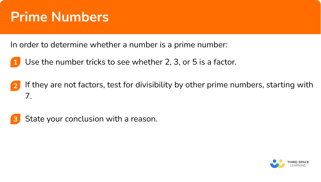 Explain how to find prime numbers