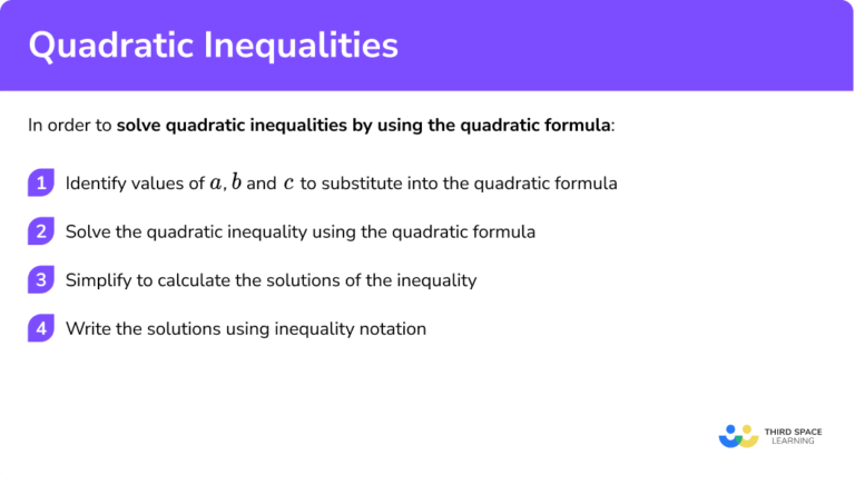 Add Math Form 4 Quadraatic Inqualities Quadratic Inequalities - GCSE Maths - Steps, Examples & Worksheet